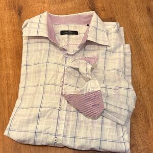 Men’s size 3XL long sleeve dress shirt.